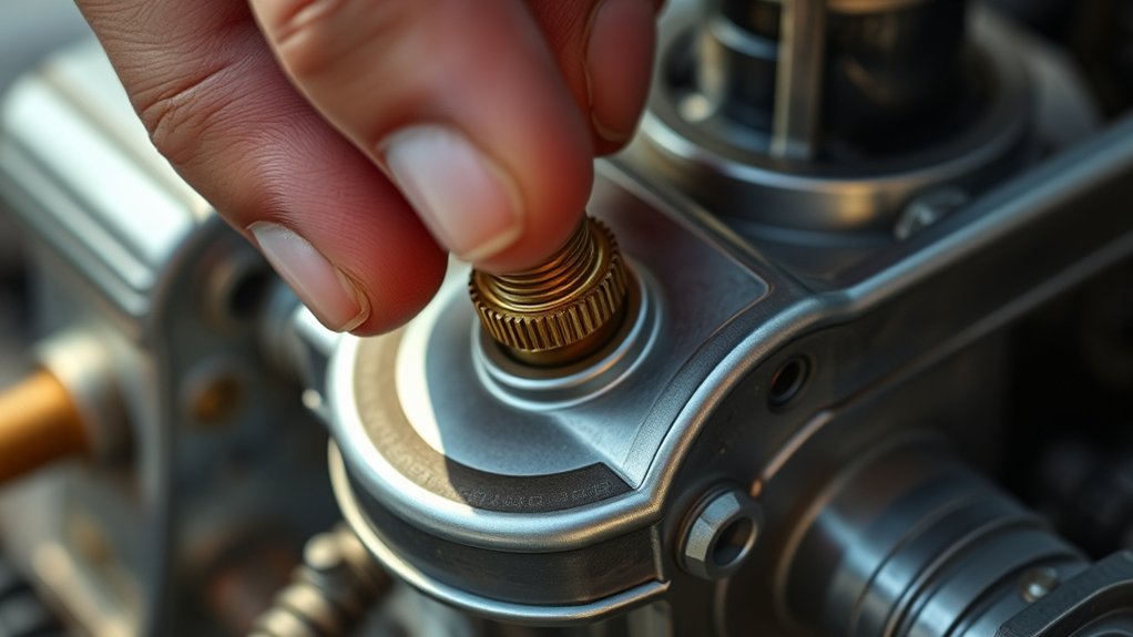 adjust idle speed screw