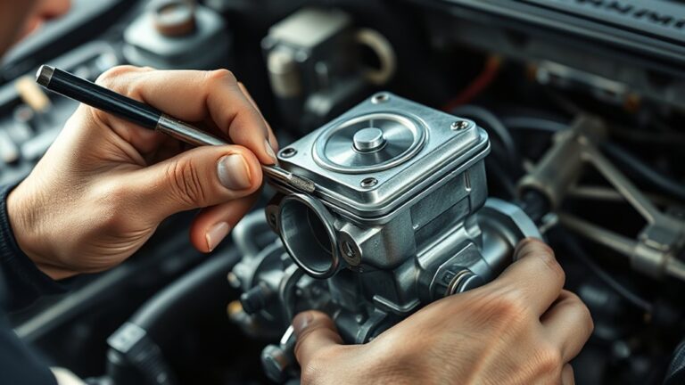 adjusting carburetor float level