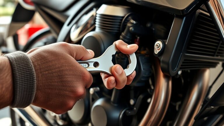 adjusting motorcycle clutch tension