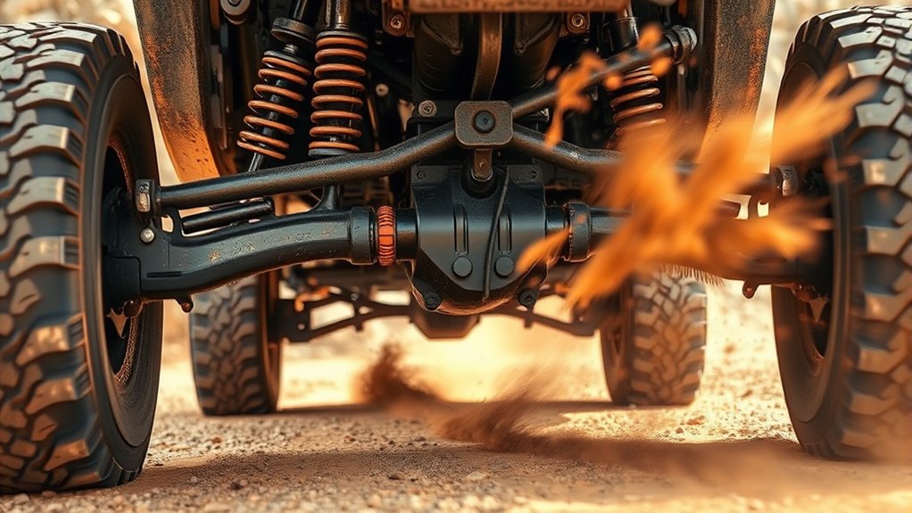 axle twist during acceleration