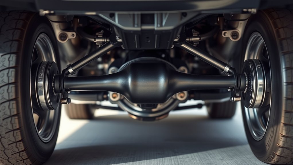 axles support transfer steer