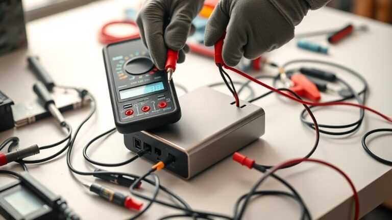battery charger testing steps