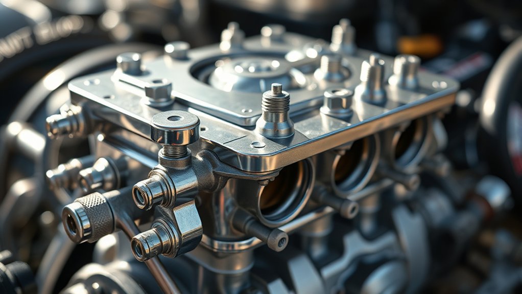 carburetor controls engine efficiency