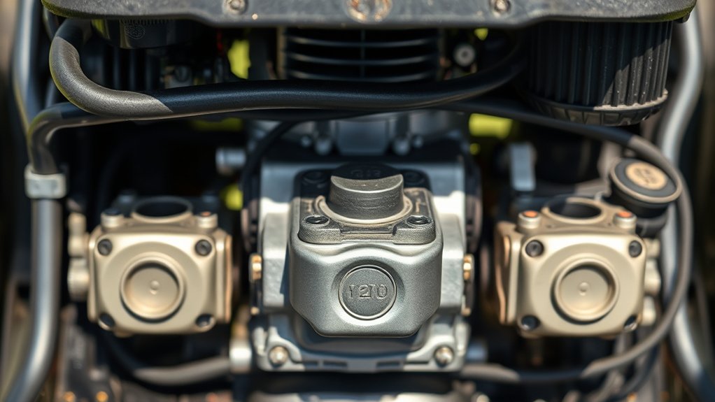 carburetor locations vary by mower