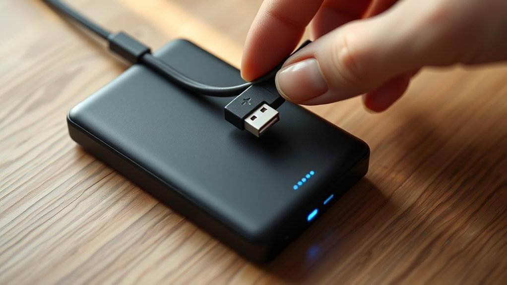 check charger battery level