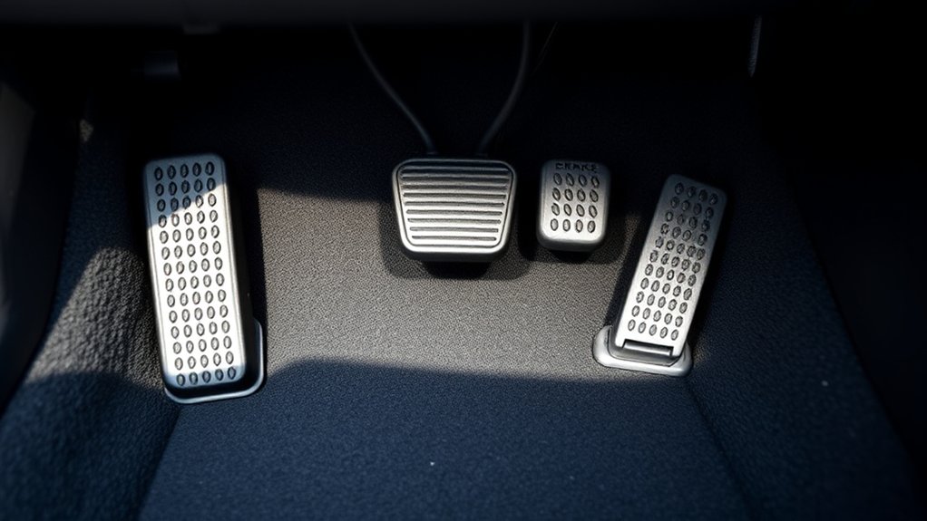 check pedals and shifter