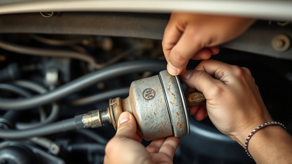 clogged filter hampers ignition