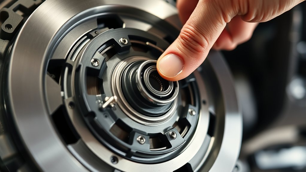clutch engages and disengages