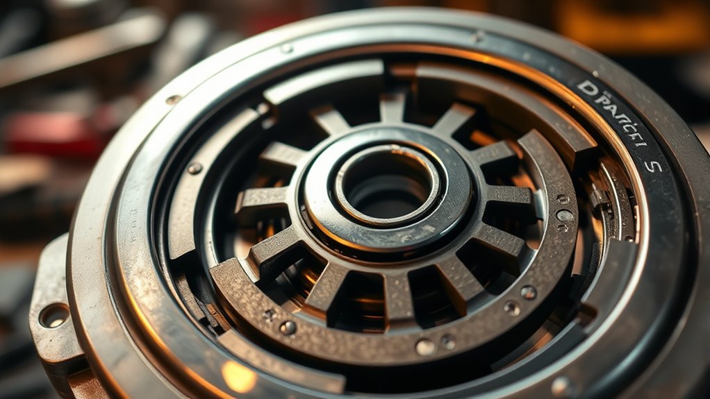 clutch engages and disengages