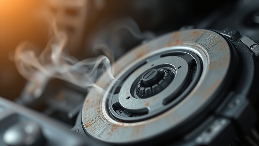 clutch overheating from improper use