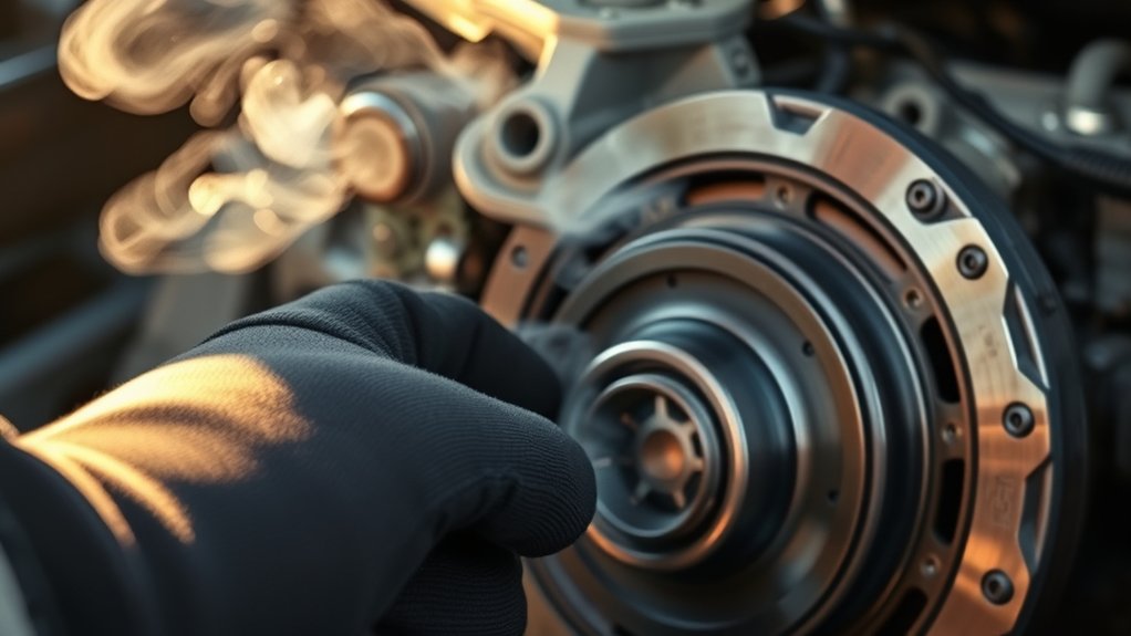 clutch overheating from slipping