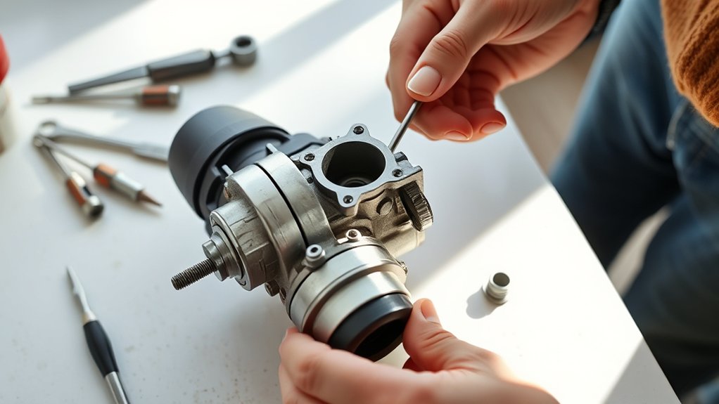 disassemble carefully with safety
