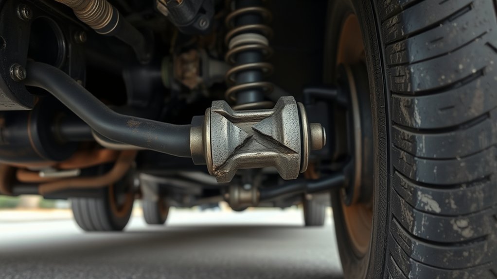 do not drive broken axle