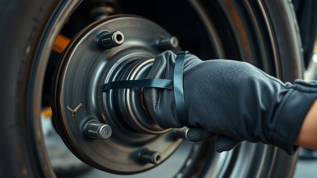 emergency cv axle stabilization