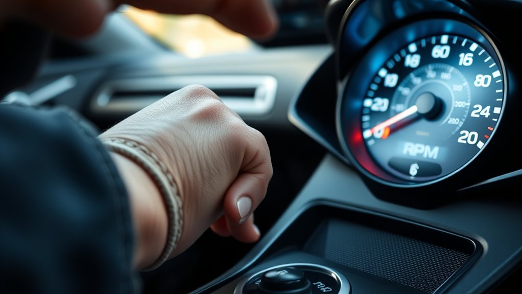 engine speed influences clutch