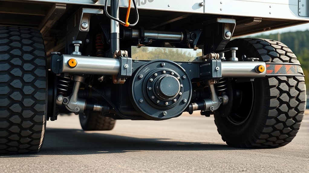 extra load supporting axle