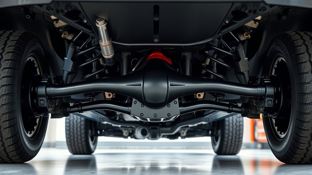 front steering rear power