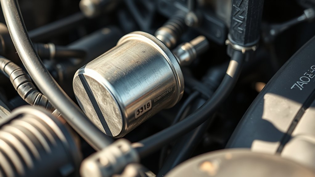 fuel filter location varies