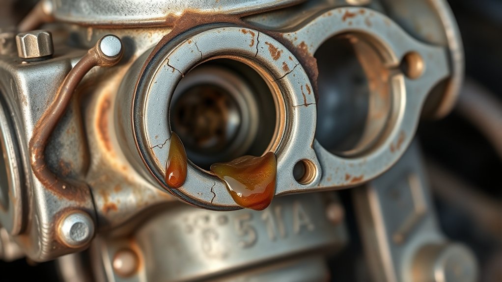gasket deterioration from heat