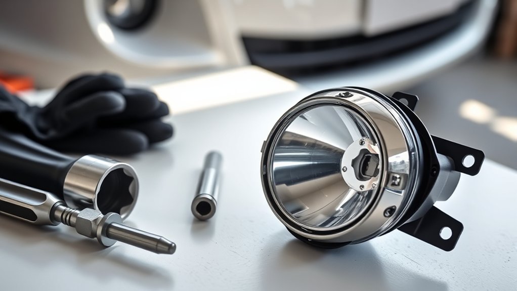 gather tools and replacement bulbs