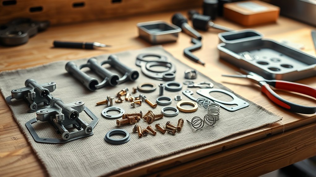 gather tools and replacement parts