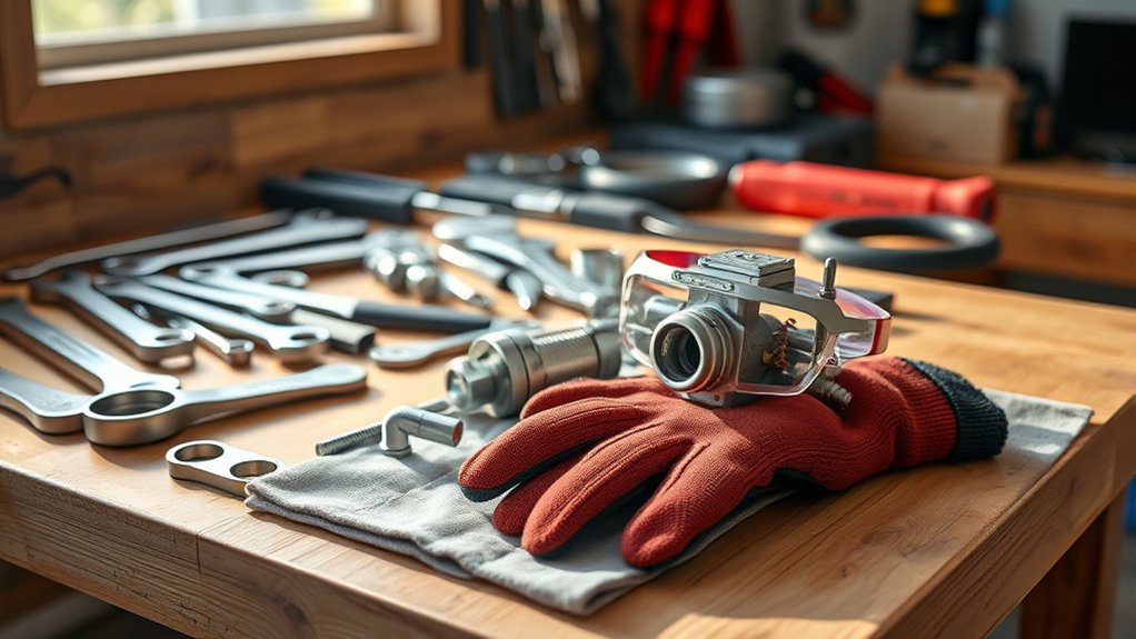gather tools and safety gear