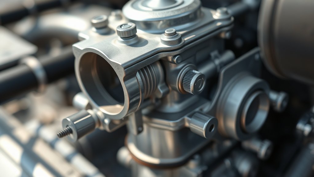 identify carburetor adjustment components