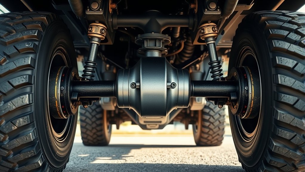 identify drive axle features
