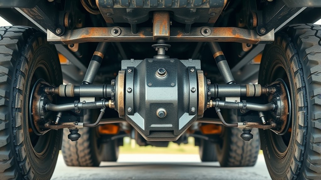identify truck drive axles