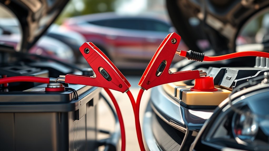 jump start car safely