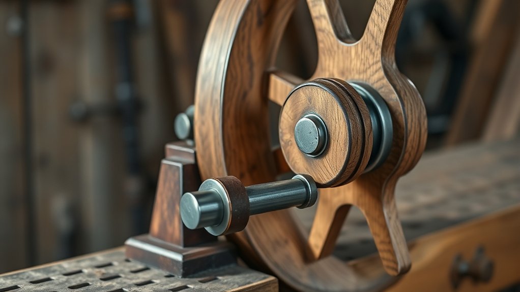 larger wheel increases force