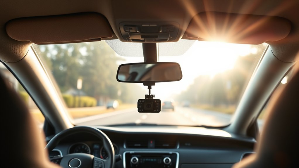 legal windshield camera placement