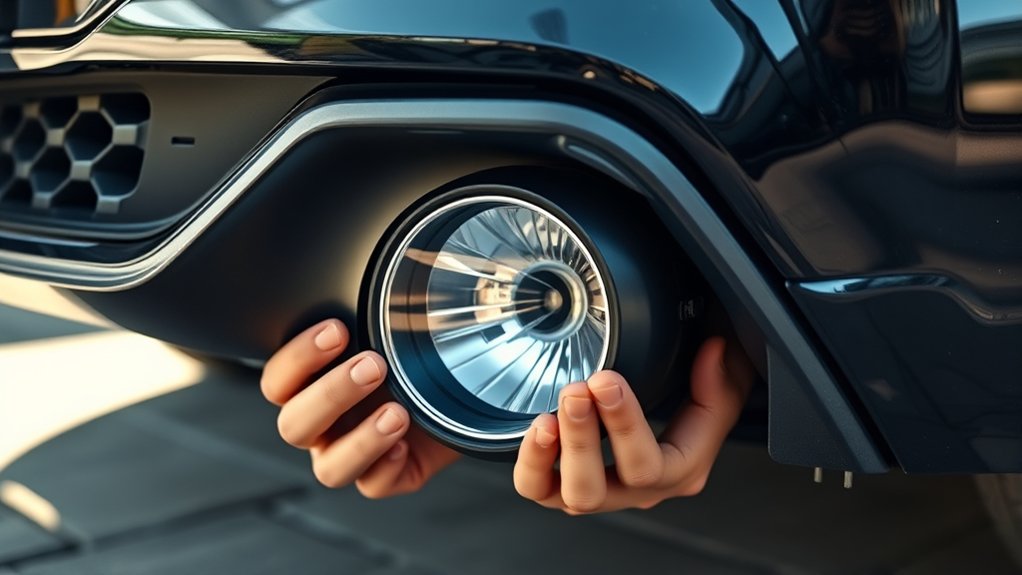 locate and access fog lights