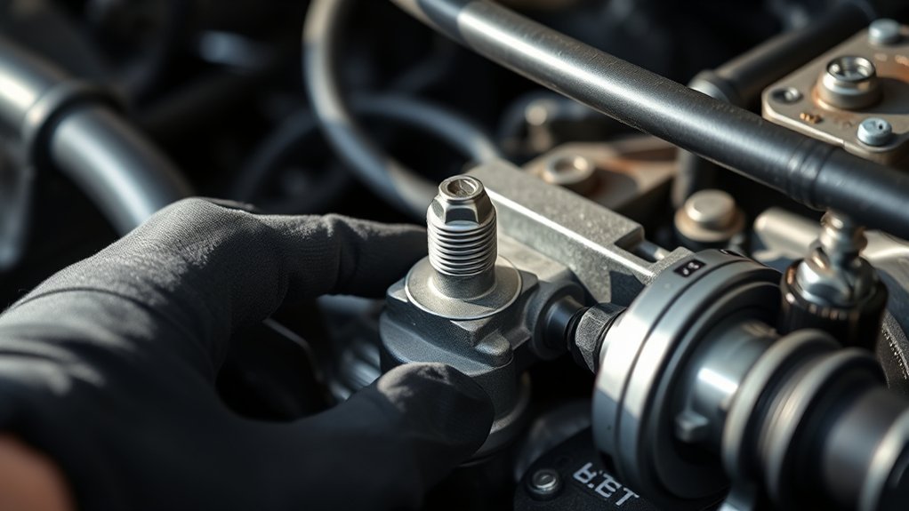 locate and loosen bleeder valve