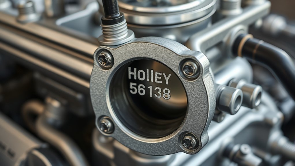 locate carburetor identification marks