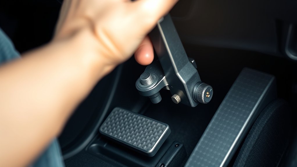 locate clutch adjustment point