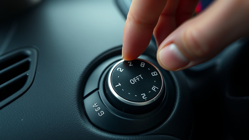 locate fog light controls