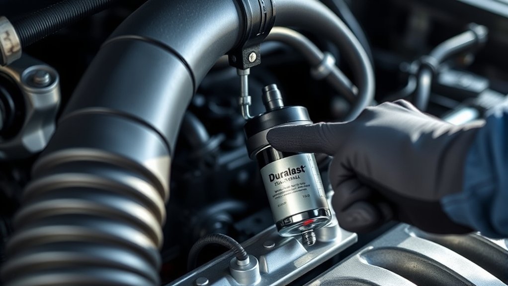 locate fuel filter nearby