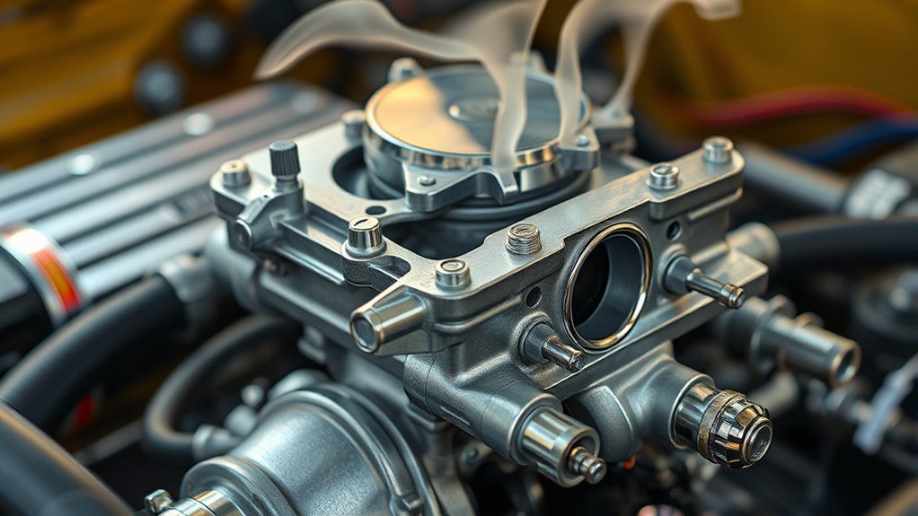 mixes air and fuel