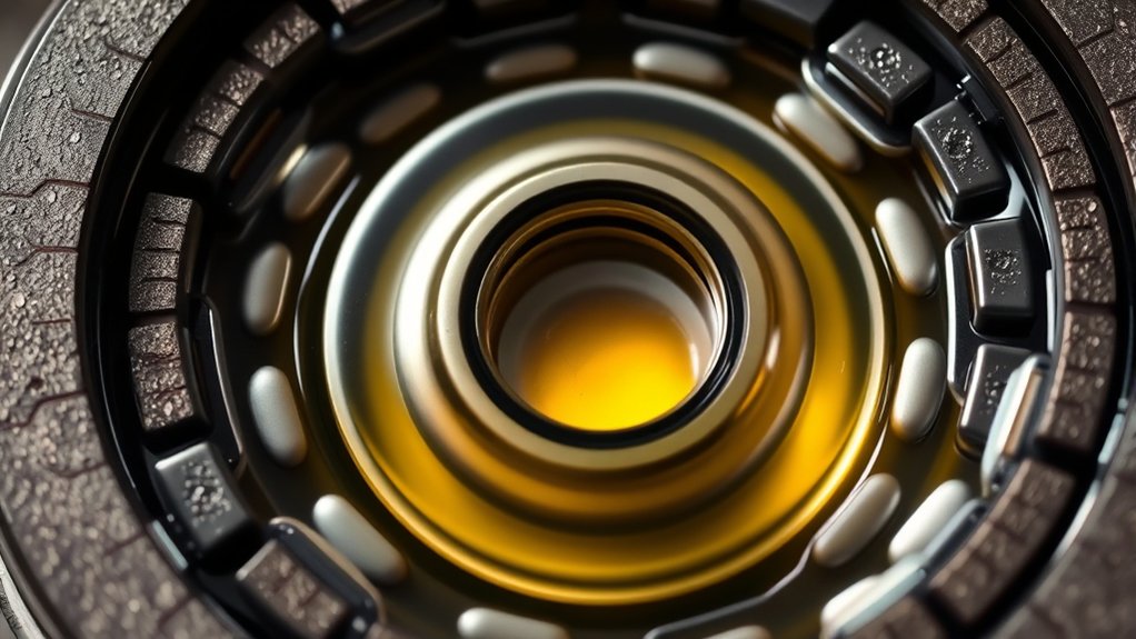 multi plate clutch lubrication