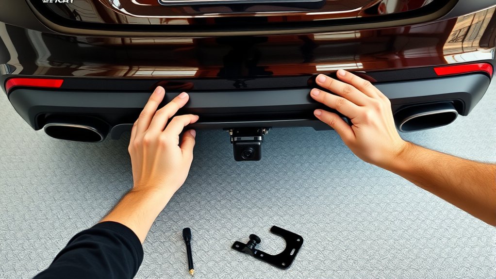 optimal reverse camera mounting