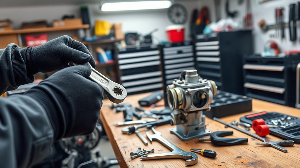 organize tools and workspace