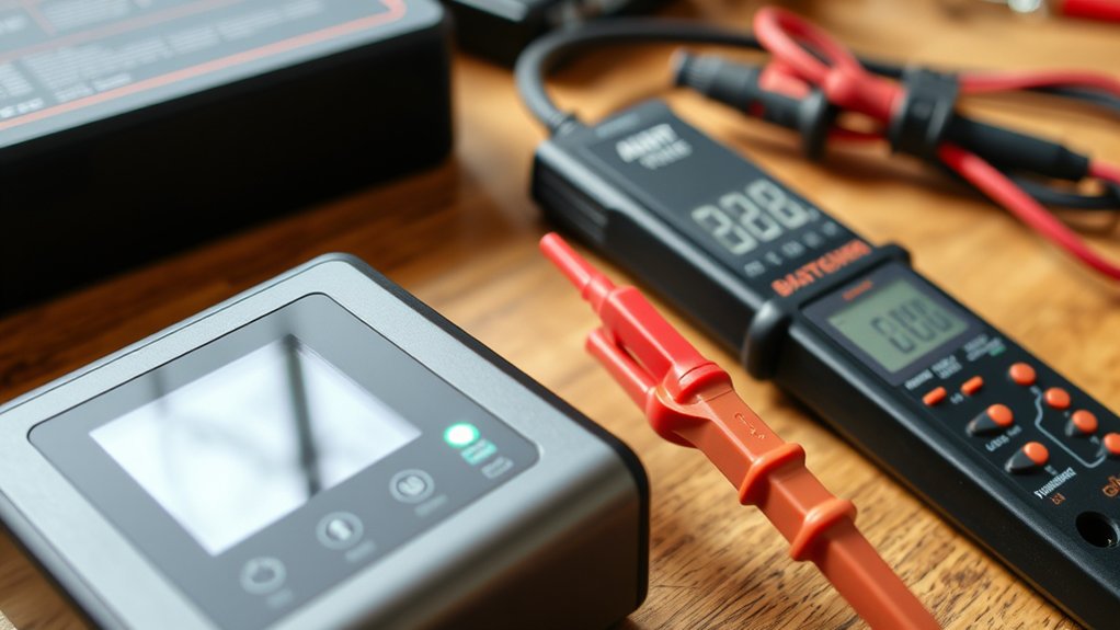 prepare charger safely first