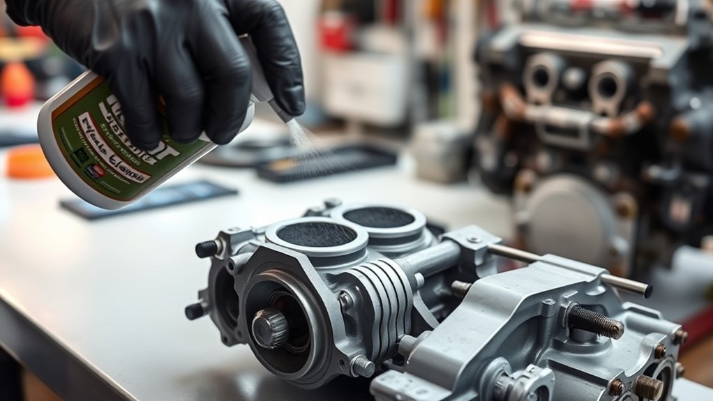 prepare engine safely and thoroughly