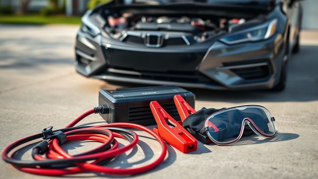 prepare safety gear and tools