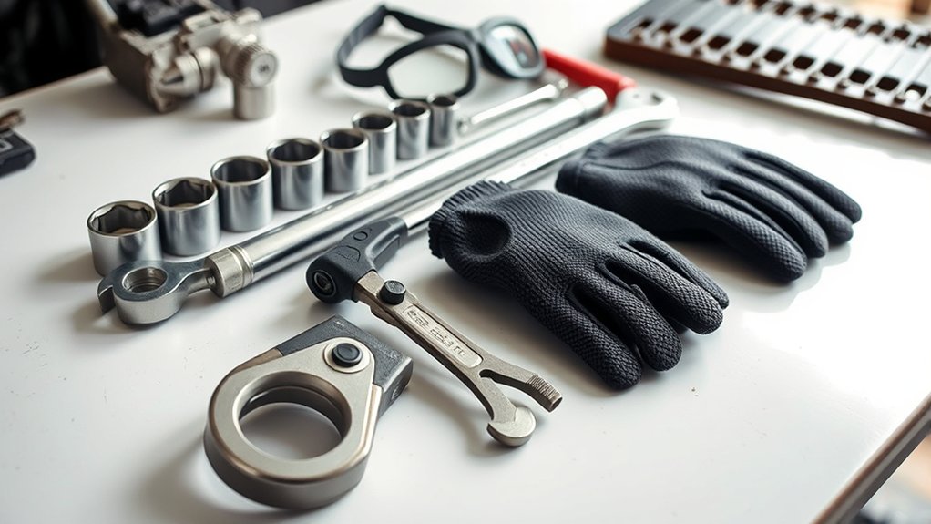 prepare tools and safety gear