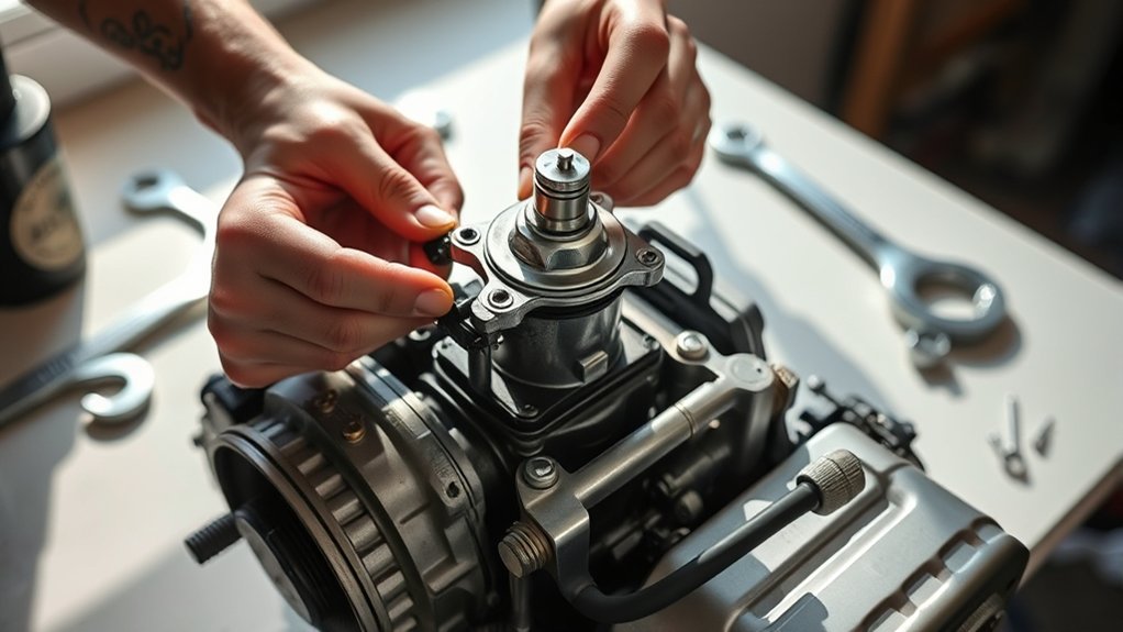 prepare tools disconnect fuel