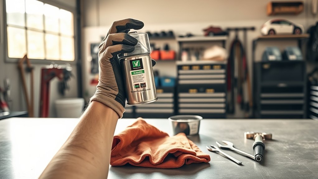 prepare workspace and safety gear