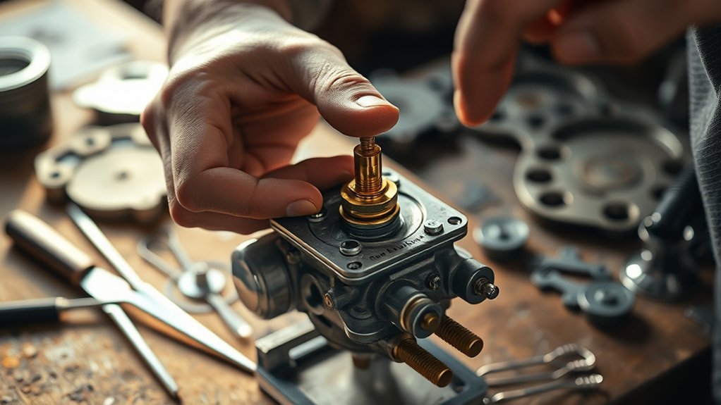 proper carburetor float adjustment