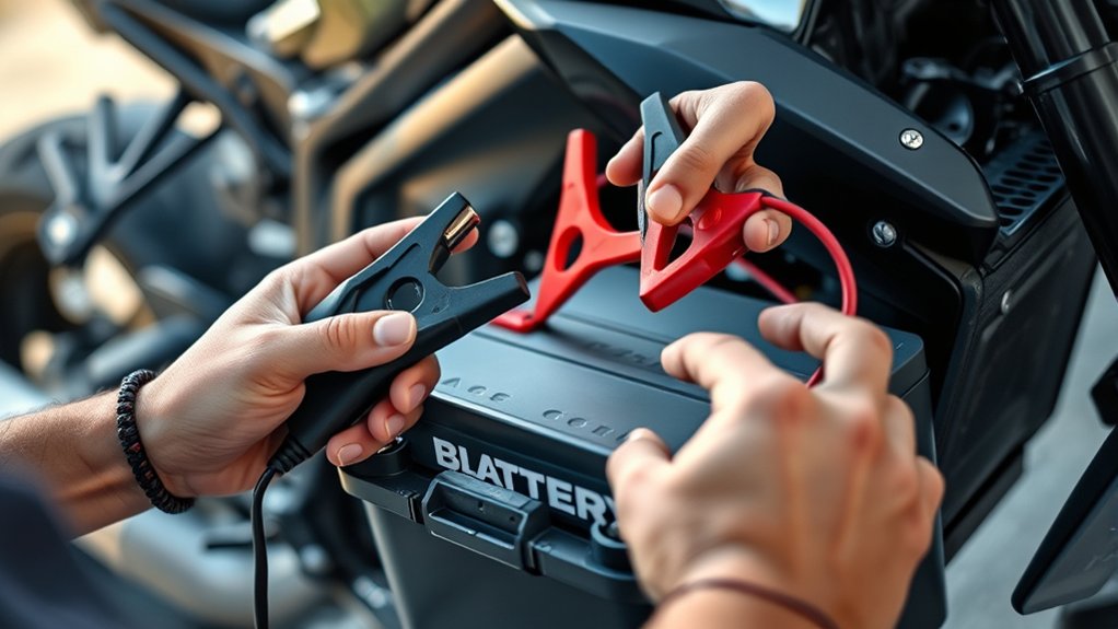 proper motorcycle battery charging